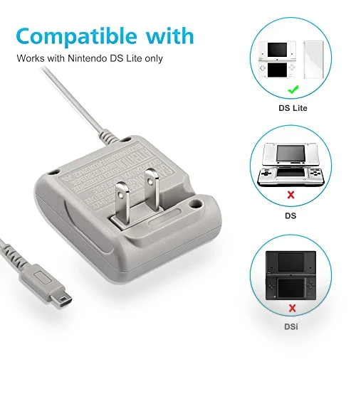 Power Charger for Nintendo DS Lite Systems — Chargers, Xahpower