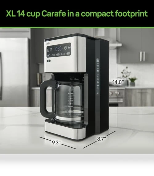 Pure Flavor Drip Coffee Maker — Coffee & Espresso Combos, Braun