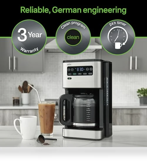 Pure Flavor Drip Coffee Maker — Coffee & Espresso Combos, Braun