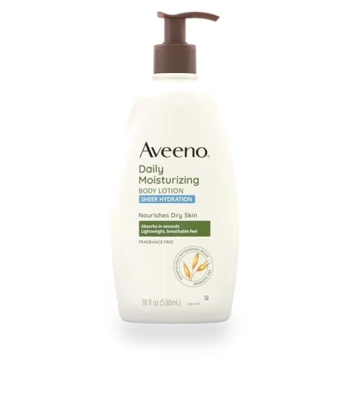 Sheer Hydration Daily Moisturizing Lotion — Nourishing Body Creams, Aveeno