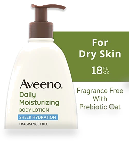 Sheer Hydration Daily Moisturizing Lotion — Nourishing Body Creams, Aveeno