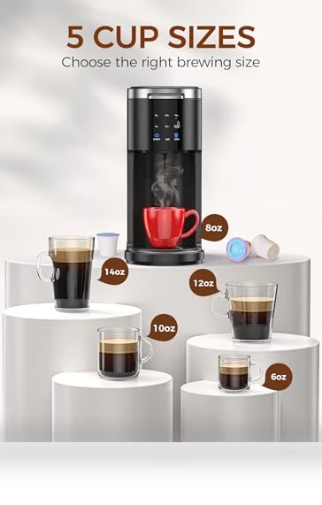 Single Serve Coffee Maker — Coffee & Espresso Combos, COWSAR