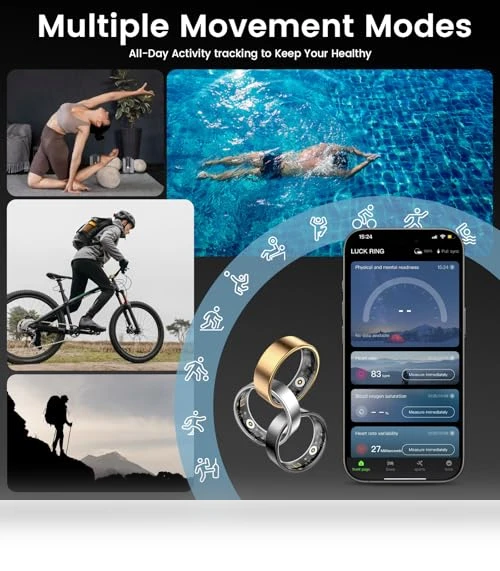 Smart Health Ring Fitness Tracker — Smart Rings, Aichiken