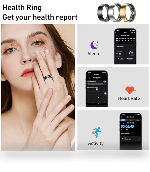 Smart Health Ring Fitness Tracker — Smart Rings, Aichiken