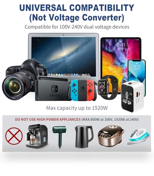 Universal Worldwide Travel Adapter Fast Charger — Charging Solutions, NEWVANGA