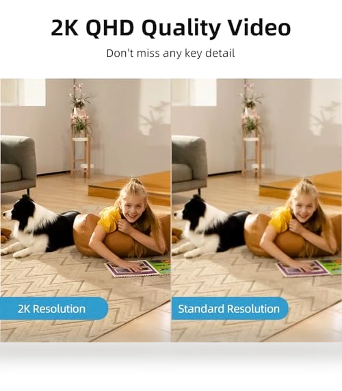 2K Security Camera Indoor — Baby Monitors, AOSU