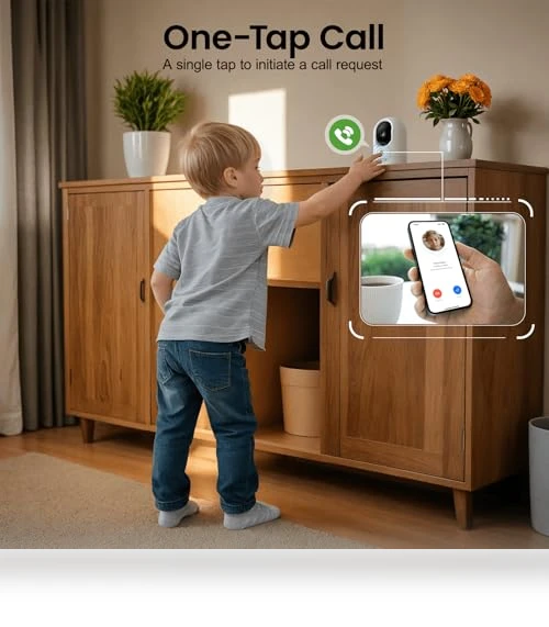 360 Security Camera Indoor — Smart Home Security, INFIYA
