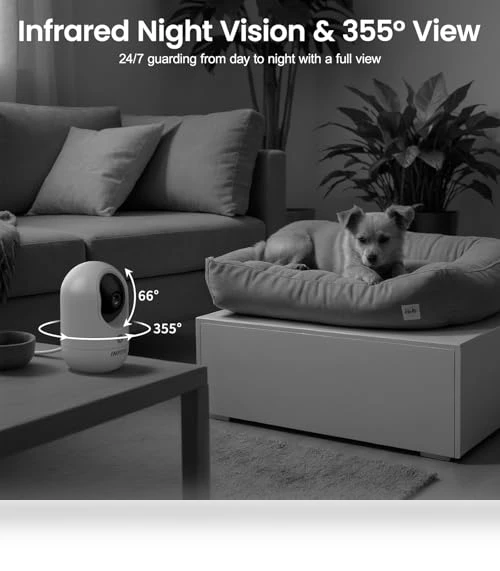 360 Security Camera Indoor — Smart Home Security, INFIYA