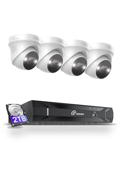 4K PoE Security Camera System — Security Cameras, Loocam