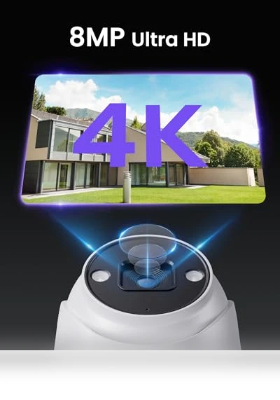 4K PoE Security Camera System — Security Cameras, Loocam