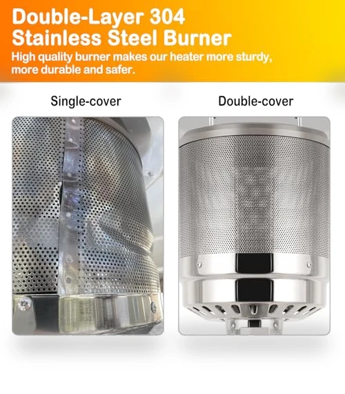 50,000 BTU Patio Heater with Sand Box — Heater Parts, Hykolity