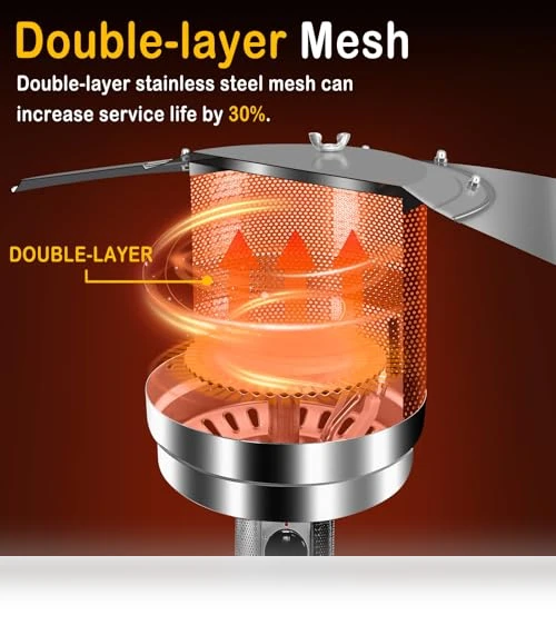 50,000 BTU Patio Heater with Sand Box — Heater Parts, Hykolity