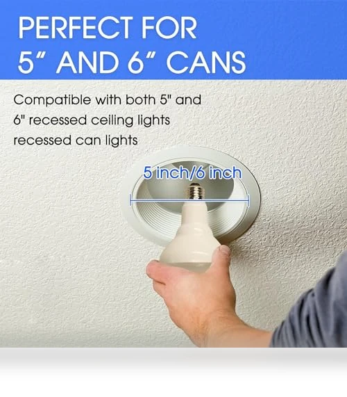 6-Pack LED Recessed Light Bulb — LED, ENERGETIC SMARTER LIGHTING