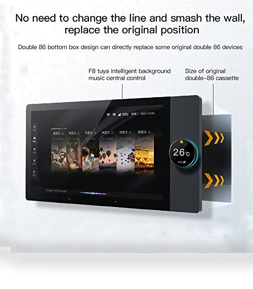 8-inch Multifunctional Intelligent Control Touch Screen — Smart Home Hubs & Controllers, ANJIELO SMART