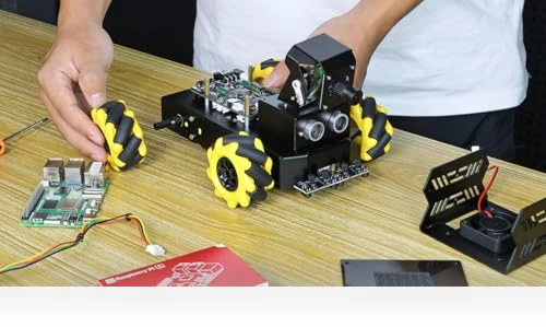 AI Vision Robot Car with 2DOF HD Camera — Robotic Enhancements, Yahboom