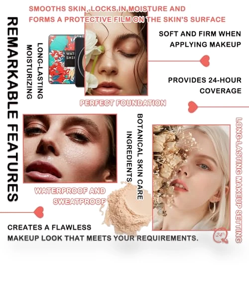 Air Cushion CC Cream Foundation Set — Eye & Face Kits, DWDiWen