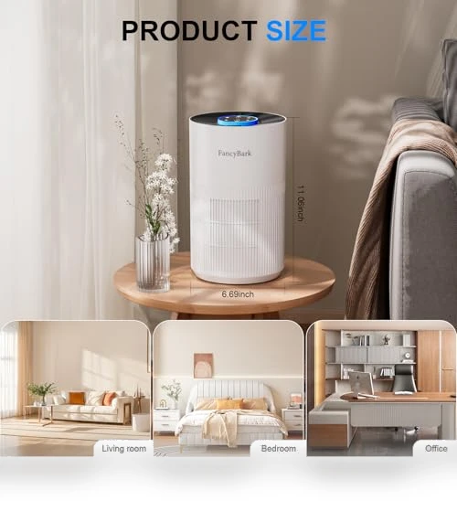 Air Purifier with Sleep Mode & Aroma Function — Activated Carbon Air Purifiers, FancyBark