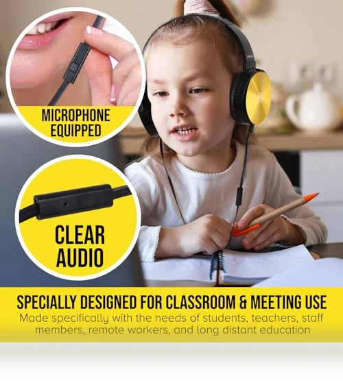 Classroom Headphones-Bulk 25-Pack — In-Ear Headphones, Sonitum