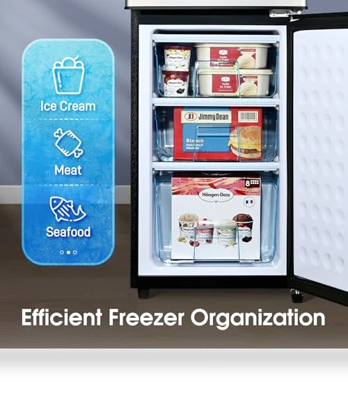 Double Door Refrigerator with Bottom Freezer — Mini Fridges, Anypro