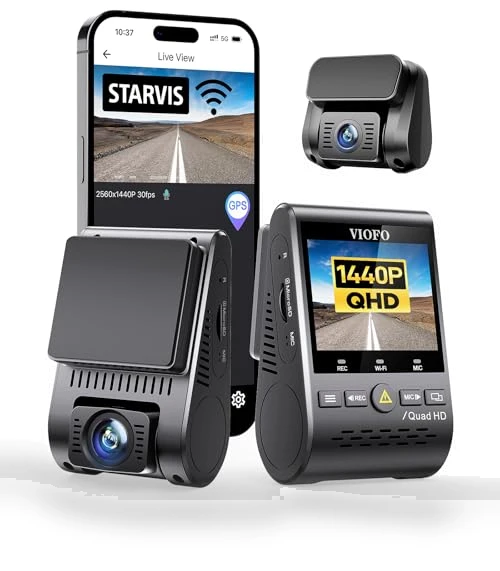 Dual Dash Cam — Dashboard Cameras, VIOFO