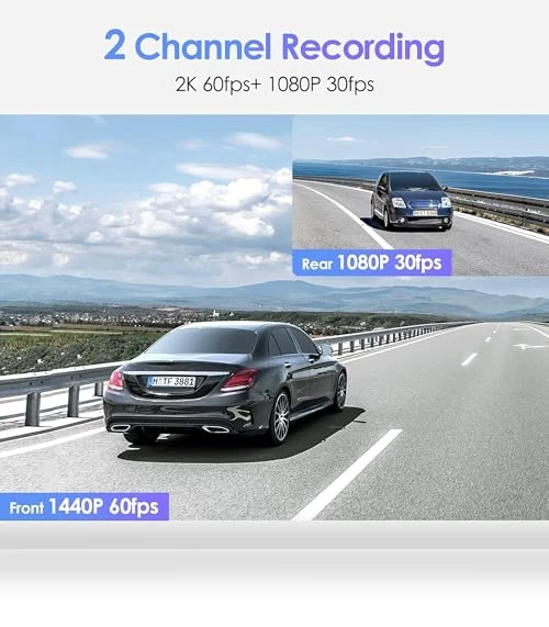 Dual Dash Cam — Dashboard Cameras, VIOFO