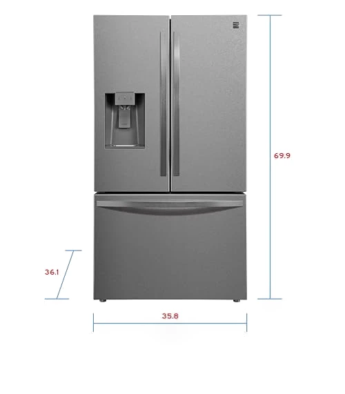 French Door Refrigerator with Fingerprint Resistance — Cooling Solutions, Kenmore