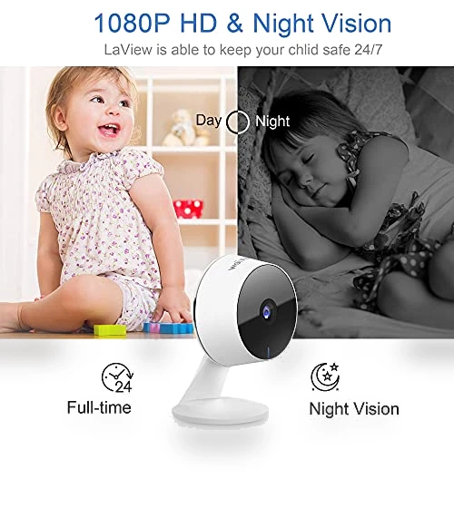 Home Security Camera Indoor 1080P — Cameras & Monitors, LaView