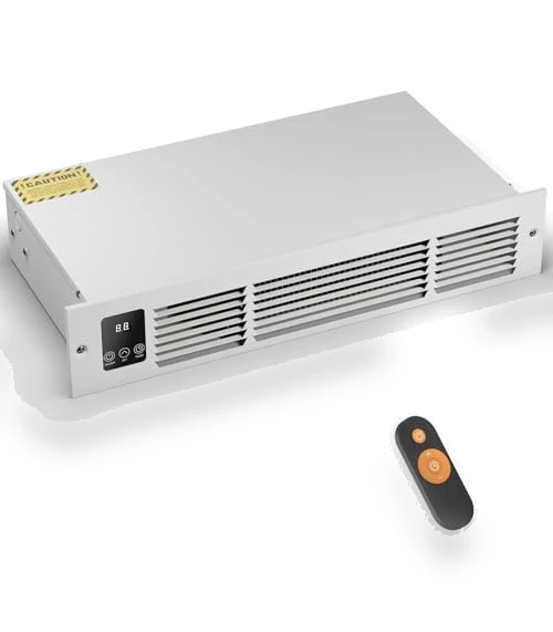 Kickspace Heater with Thermostat and Timer — Portable Heating Solutions, AIREPUSH