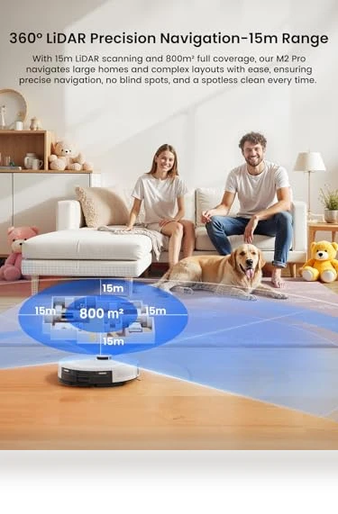 LiDAR Robot Vacuum and Mop — Smart Cleaning Robots, Lefant