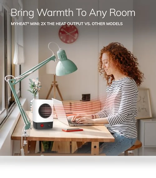 Mini Personal Ceramic Heater — Portable Heating Solutions, Lasko