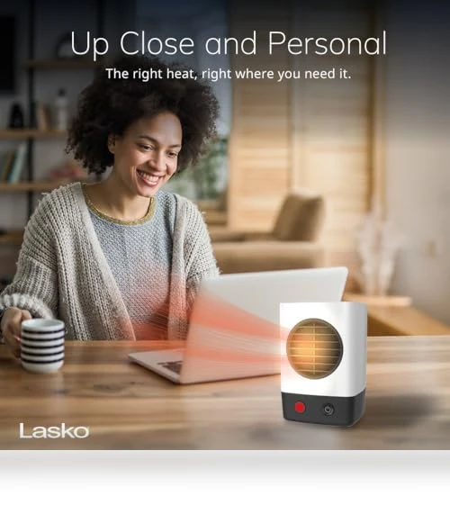 Mini Personal Ceramic Heater — Portable Heating Solutions, Lasko