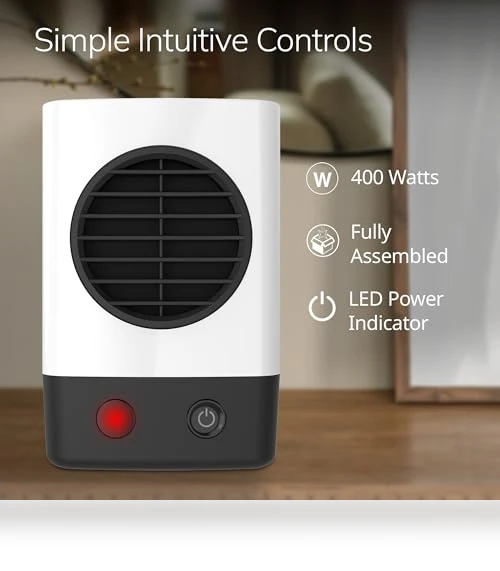 Mini Personal Ceramic Heater — Portable Heating Solutions, Lasko