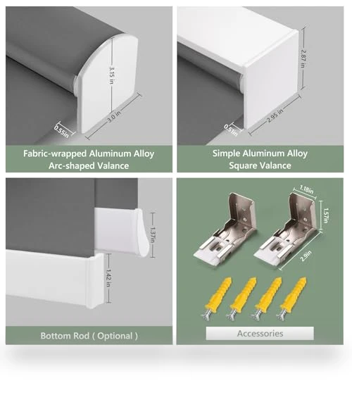 Motorized Blackout Window Blinds — Honeycomb, ZSHINE