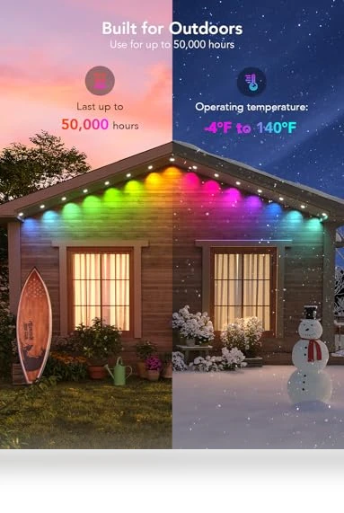 Permanent Outdoor Lights — Outdoor String Lights, Govee