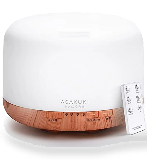 Premium Essential Oil Diffuser with Remote Control — Diffusers, ASAKUKI