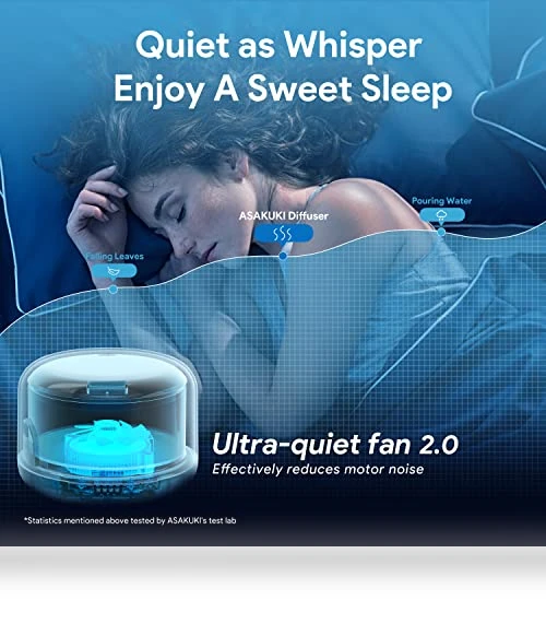 Premium Essential Oil Diffuser with Remote Control — Diffusers, ASAKUKI