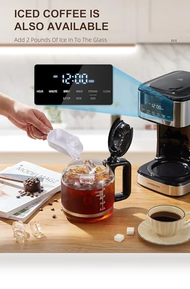 Programmable Drip Coffee Maker — Brewing Excellence, Ihomekee