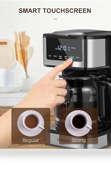 Programmable Drip Coffee Maker — Brewing Excellence, Ihomekee