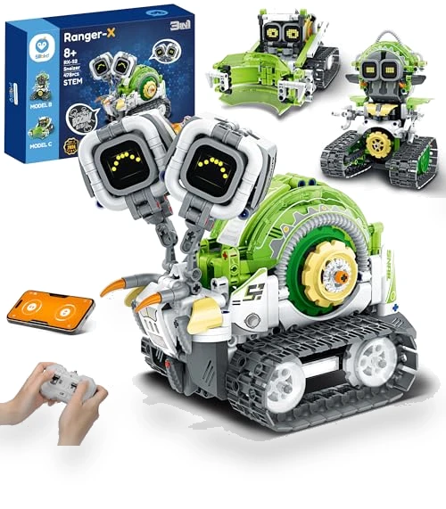 Robot Building Kit with Remote Control — Construction Kits, Sillbird