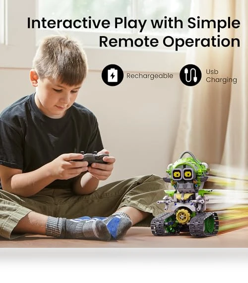 Robot Building Kit with Remote Control — Construction Kits, Sillbird