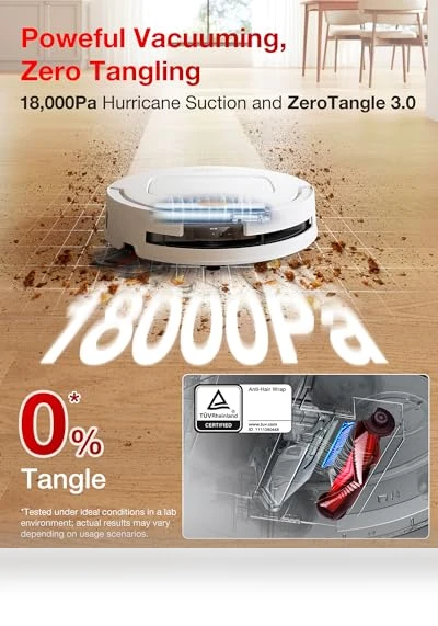 Robot Vacuum and Mop with All-in-One Station — Smart Cleaning Robots, YEEDI