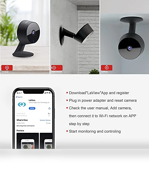 Security Cameras 4pcs — Security Cameras, LaView