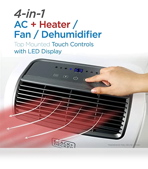 Smart Portable Air Conditioner with Heat — Cooling Solutions, BLACK+DECKER