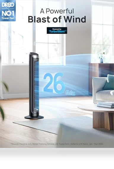 Smart Tower Fan — Ceiling Fans, Dreo