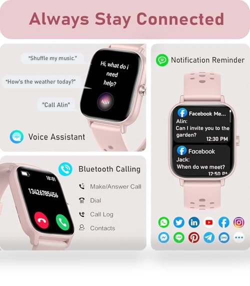 Smart Watch for Women — Smartwatches, LAKEYLOYI