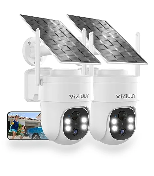 Solar Security Cameras Wireless Outdoor — Security Cameras, VIZIUUY