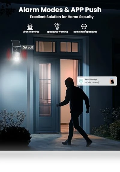 Solar Security Cameras Wireless Outdoor — Security Cameras, VIZIUUY