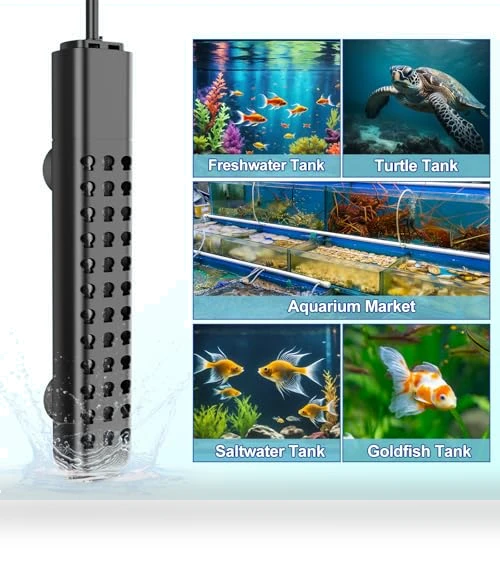 Submersible Aquarium Heater — Heaters & Chillers, HANLESHUKA