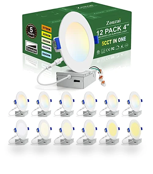 Ultra-Thin LED Recessed Ceiling Light — Recessed Lighting, zouzai