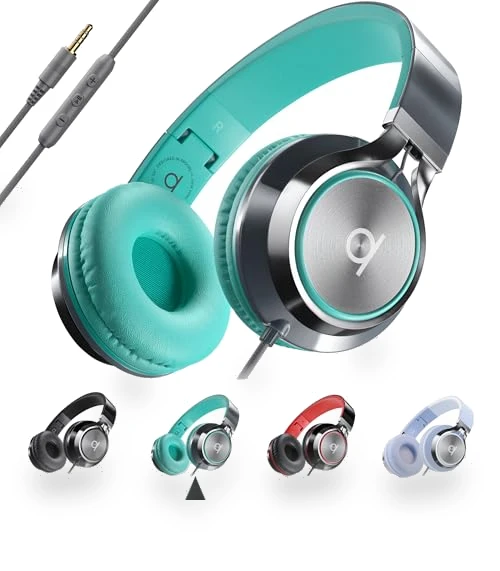 Wired Headphones with Mic & Volume Control — In-Ear Headphones, Artix